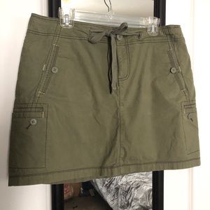 Lane Bryant above knee khaki green skort